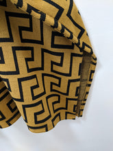 Load image into Gallery viewer, Roll Neck Poncho with Geometric 60&#39;s Style
