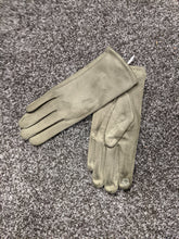 Load image into Gallery viewer, Faux Suede Soft Stretch Gloves with Touchscreen Finger
