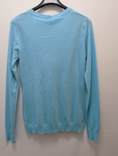 Load image into Gallery viewer, V Neck Fitted Fine Knit Jumper
