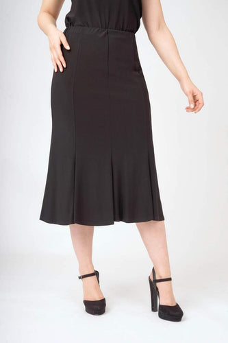 Saloos Jersey Skirt with Fluted Hem